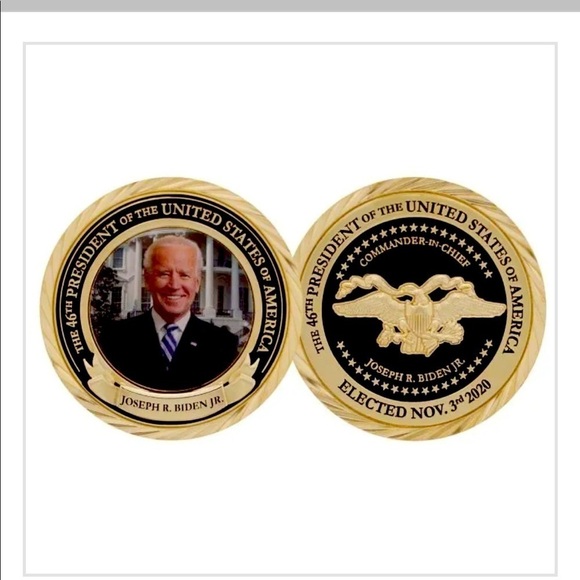 President Joe Biden Challenge Coin 1.75" 45mm 46th US President - Picture 1 of 3